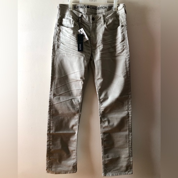 NWT Buffalo David Bitton Men’s Twill Pants - Picture 1 of 8